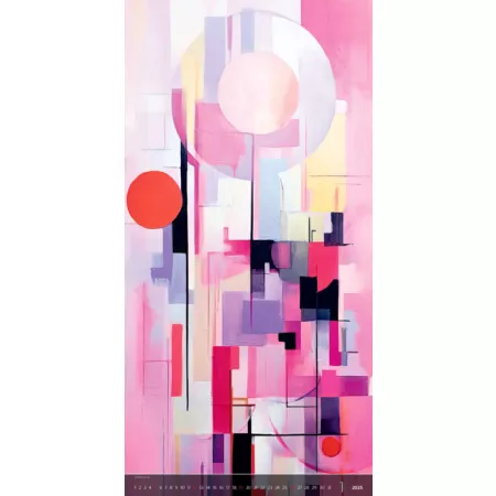 Kalendář Abstract AI Art (N264-25)