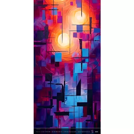 Kalendář Abstract AI Art (N264-25)