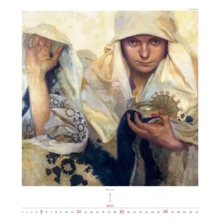 Kalendář Alfons Mucha (N251-25)