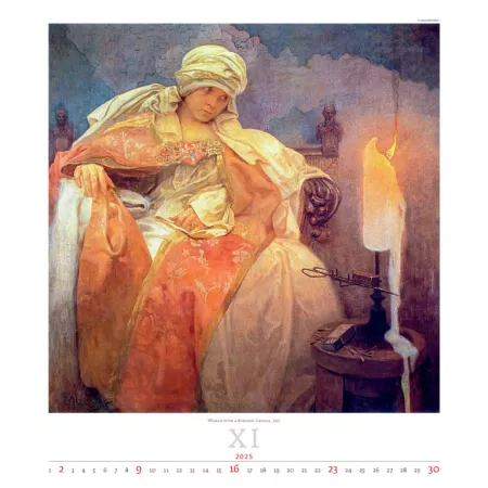 Kalendář Alfons Mucha (N251-25)