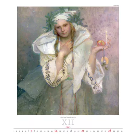 Kalendář Alfons Mucha (N251-25)