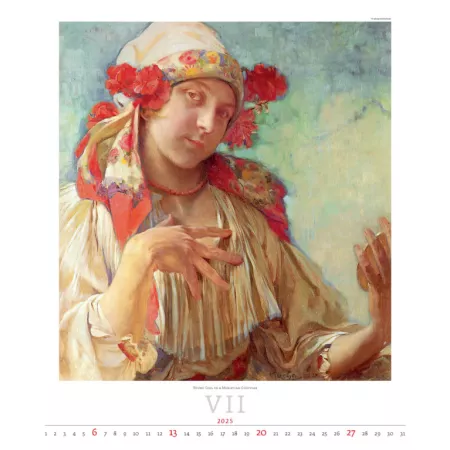 Kalendář Alfons Mucha (N251-25)