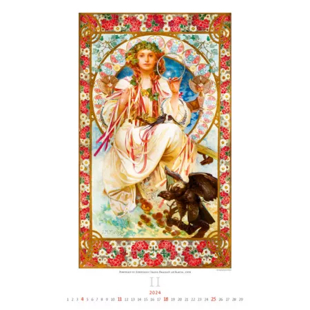 Kalendář Alfons Mucha (N259-24)
