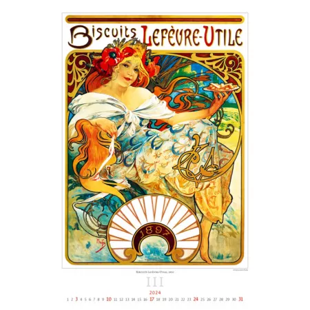 Kalendář Alfons Mucha (N259-24)