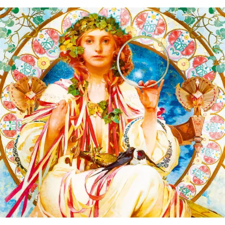 Kalendář Alfons Mucha - vázanka (N194-24)