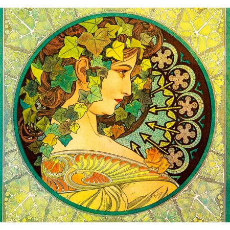 Kalendář Alfons Mucha - vázanka (N194-24)