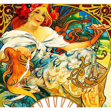 Kalendář Alfons Mucha - vázanka (N194-24)