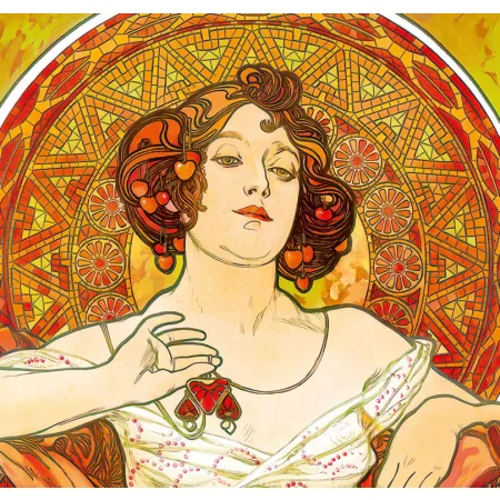 Kalendář Alfons Mucha - vázanka (N194-26)