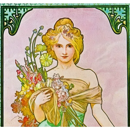 Kalendář Alfons Mucha - vázanka (N194-26)