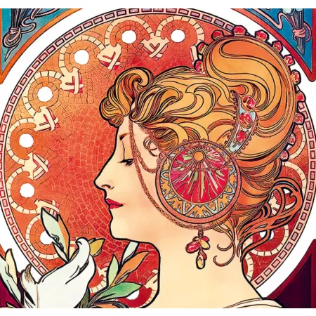 Kalendář Alfons Mucha - vázanka (N194-26)