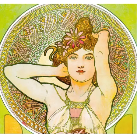 Kalendář Alfons Mucha - vázanka (N194-26)