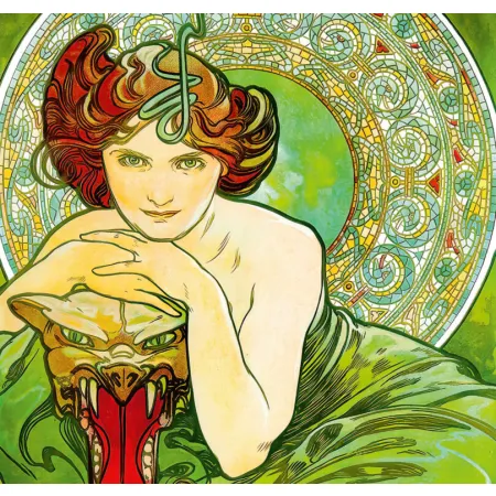 Kalendář Alfons Mucha - vázanka (N194-26)