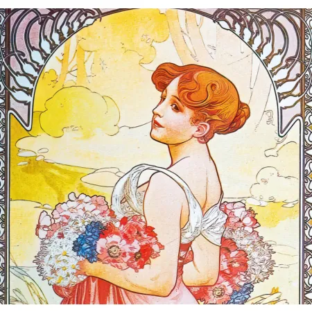 Kalendář Alfons Mucha - vázanka (N194-26)