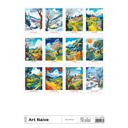 Kalendář Art Naive (N150-26)