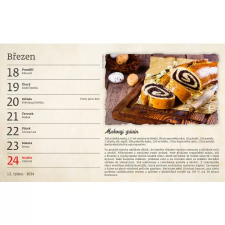 Kalendář Babiččiny recepty (S01-24)