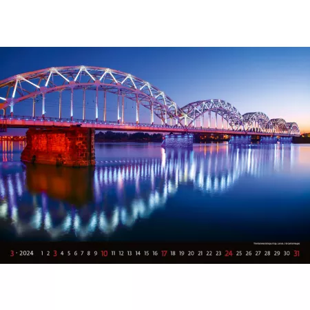 Kalendář Bridges (N129-24)