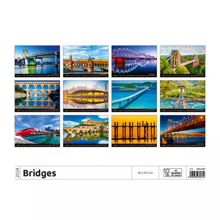 Kalendář Bridges (N129-24)