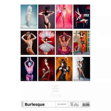 Kalendář Burlesque (N271-24)