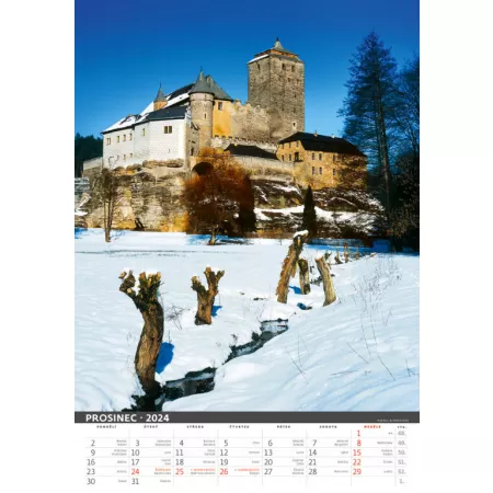 Kalendář Česká republika (N101-24)