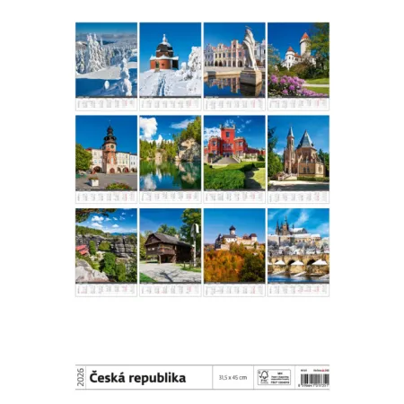 Kalendář Česká republika (N101-26)