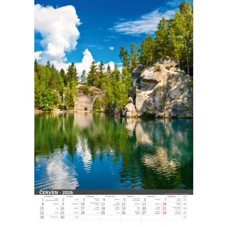 Kalendář Česká republika (N101-26)
