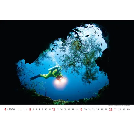 Kalendář Deep Blue (N136-26)