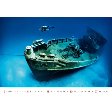 Kalendář Deep Blue (N136-26)