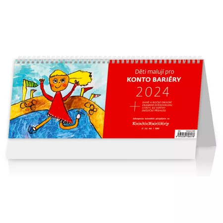 Kalendář Děti malují pro Konto Bariéry (S52-24)