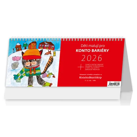 Kalendář Děti malují pro Konto Bariéry (S55-26)