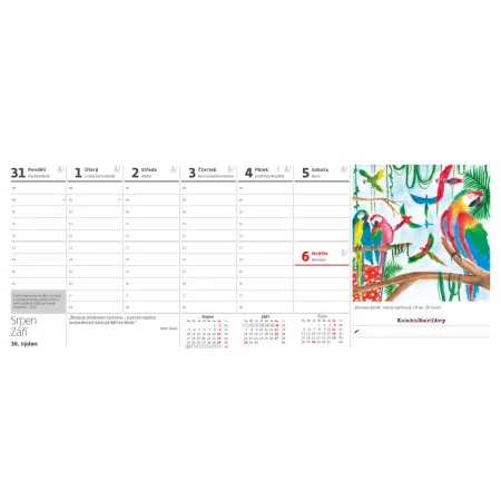 Kalendář Děti malují pro Konto Bariéry (S55-26)