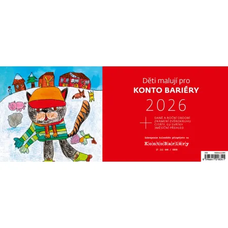 Kalendář Děti malují pro Konto Bariéry (S55-26)