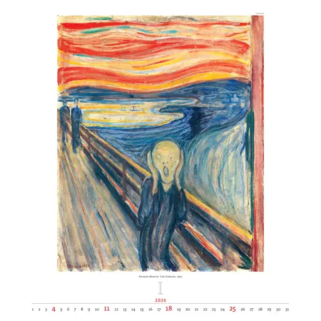 Kalendář Expressionism (N251-26)