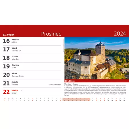 Kalendář Filmová místa (S26-24)