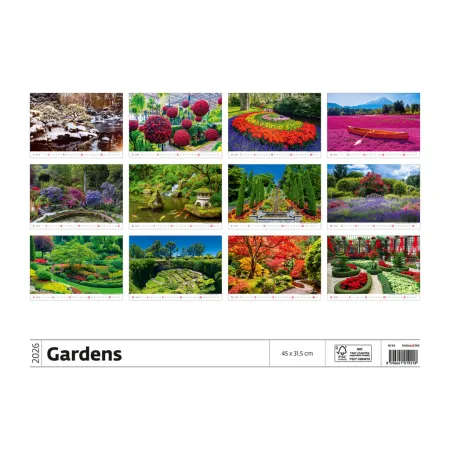Kalendář Gardens (N130-26)