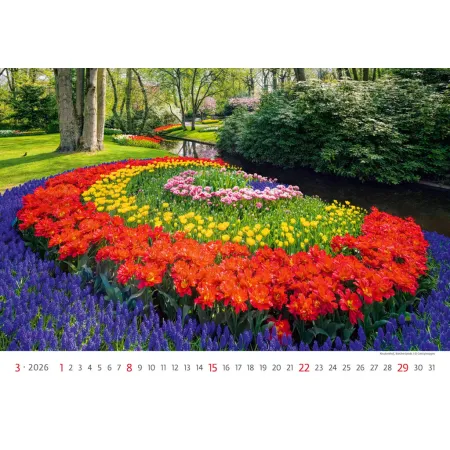 Kalendář Gardens (N130-26)