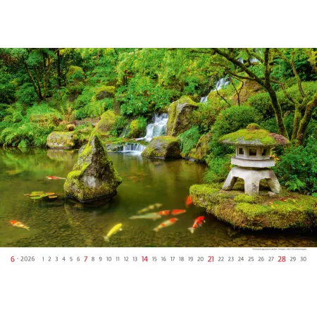 Kalendář Gardens (N130-26)