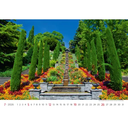 Kalendář Gardens (N130-26)