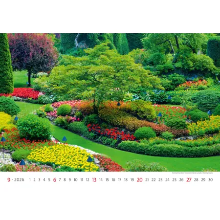 Kalendář Gardens (N130-26)