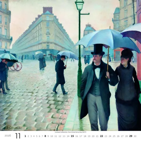 Kalendář Impressionism (N170-26)