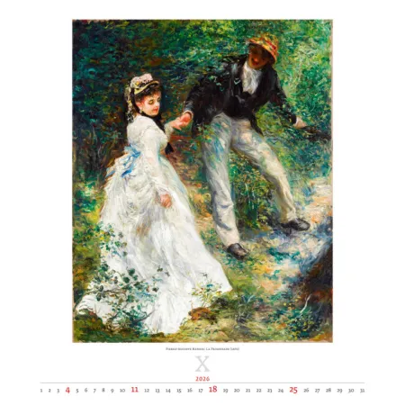 Kalendář Impressionism (N255-26)