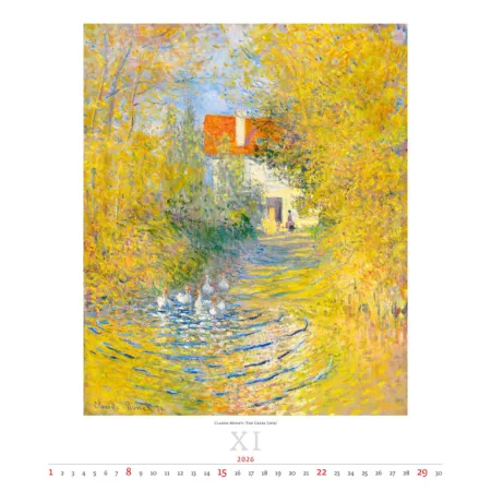 Kalendář Impressionism (N255-26)