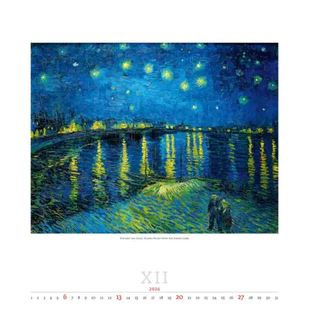 Kalendář Impressionism (N255-26)