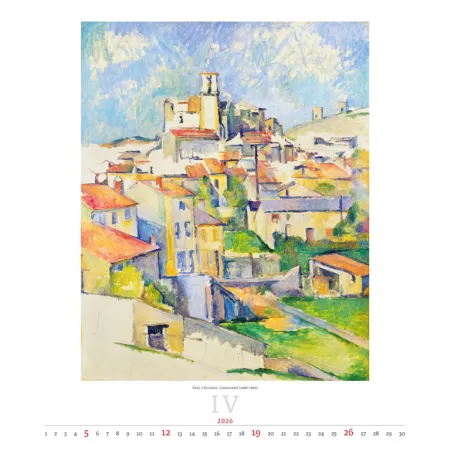 Kalendář Impressionism (N255-26)