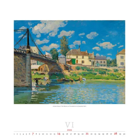 Kalendář Impressionism (N255-26)