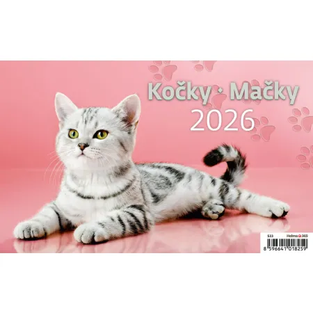 Kalendář Kočky (S33-26)