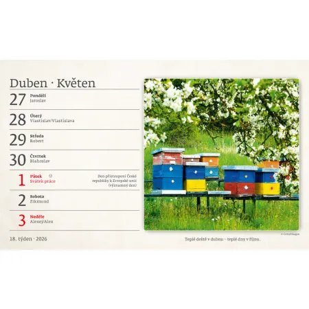 Kalendář Krásy venkova (S16-26)