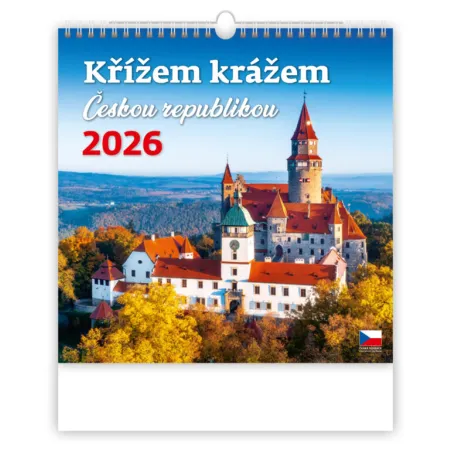 Kalendář Křížem krážem Českou republikou (N173-26)