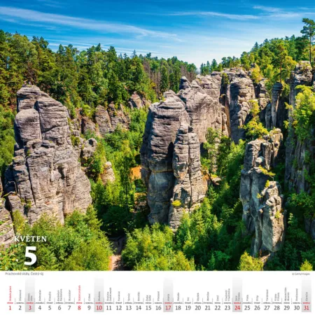 Kalendář Křížem krážem Českou republikou (N173-26)
