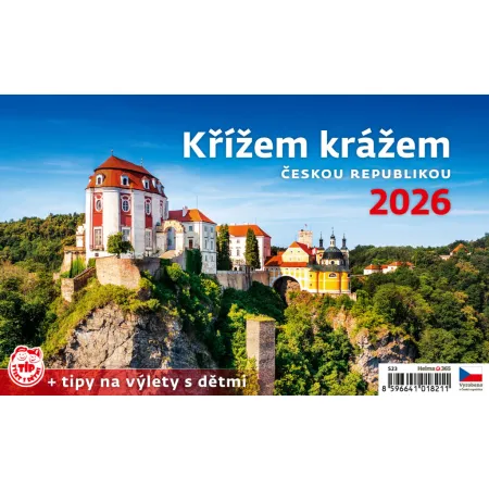 Kalendář Křížem krážem Českou republikou (S23-26)