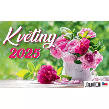 Kalendář Květiny (S19-25)